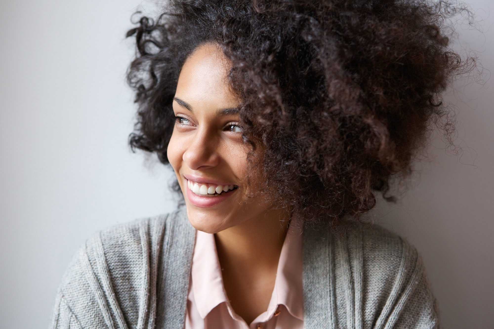 A patient with a bright, designed smile